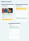 German for School: Words & Conversations – World Languages / German unit, sample page, Grades 3–6