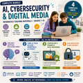 AI Literacy & Cybersecurity Activities | Artificial Intelligence, Prompt Engineering & Online Safety | Computer Science Bundle | Grades 7–10