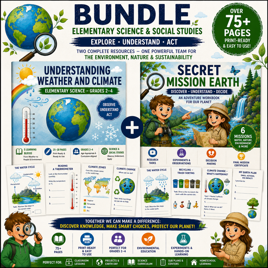 Environment Science Bundle for Grades 2–4