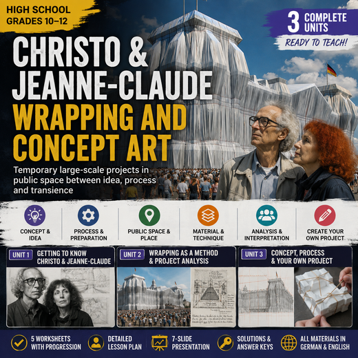 Christo and Jeanne-Claude – Wrapping and concept art