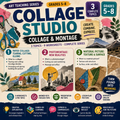 Collage Activities | Paper Collage, Photomontage & Material Pictures | Middle School Art Unit | Grades 5–8