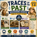 Traces of the Past: Discovering Historical Sources Unit – Worksheets, Projects & Slides (Grades 1–4)