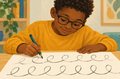 Cursive Writing – illustration from the resource