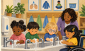 Classroom Routines and Social Skills – illustration from the resource