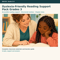 Dyslexia-Friendly Reading Support Pack | Syllable Patterns & Five-Chapter Story | Grades 3–5