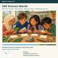 200 Science Words | 8 Lessons, 200 Vocabulary Cards & Sentence Frames | Grades 3–5
