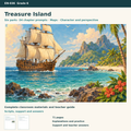Treasure Island | 8 Lessons, 34 Chapter Prompts & Map Work | Grade 6