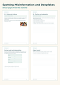 Spotting Misinformation and Deepfakes | 8 Lessons, 6 Verification Files & a Project | Grades 6–8