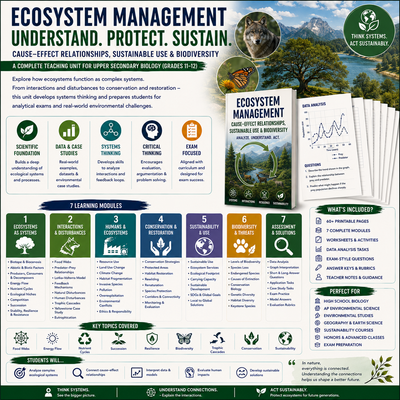 Ecosystem Management | Biodiversity, Sustainability & Ecological Systems