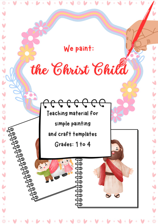 Christmas Craft: Paint the Christ Child – Printable Art for K–4