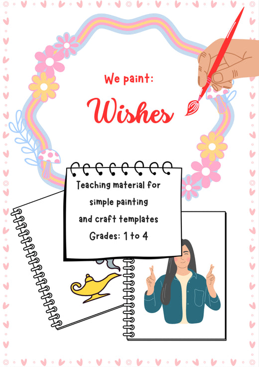 We Paint Our Wishes – Back-to-School or New Year Art Worksheet