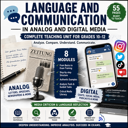 Language and Communication in Analog and Digital Media – Complete Upper Secondary Teaching Unit