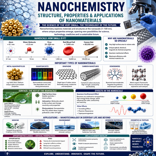 Nanochemistry β Nanomaterials, Surface Properties & Modern Applications