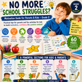 No More School Struggles | Parent Guide & Motivation Workbook | Grade 2