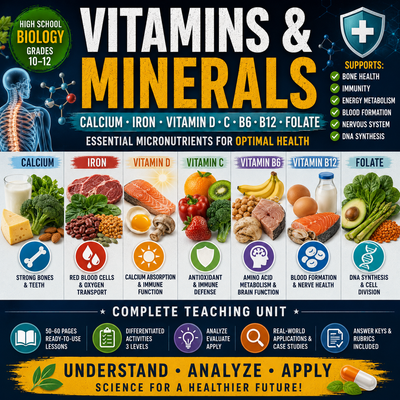 Vitamins & Minerals: Understanding Human Nutrition and Micronutrient Biology