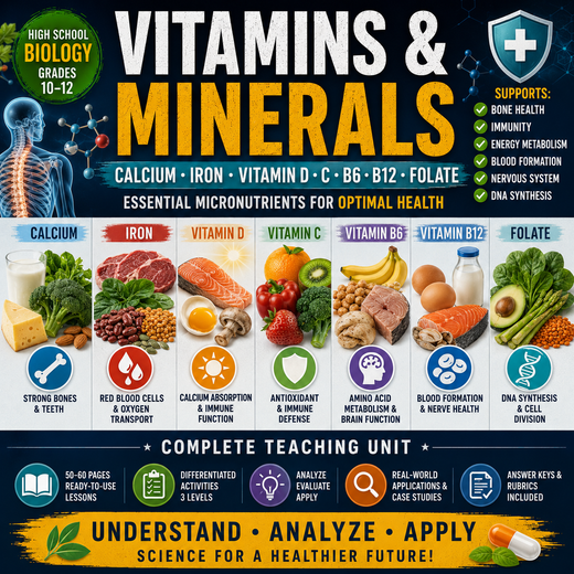 Vitamins & Minerals: Understanding Human Nutrition and Micronutrient Biology