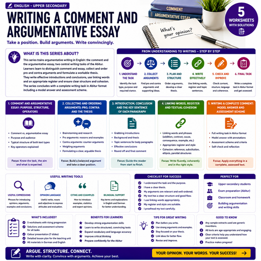 Writing a Comment and Argumentative Essay