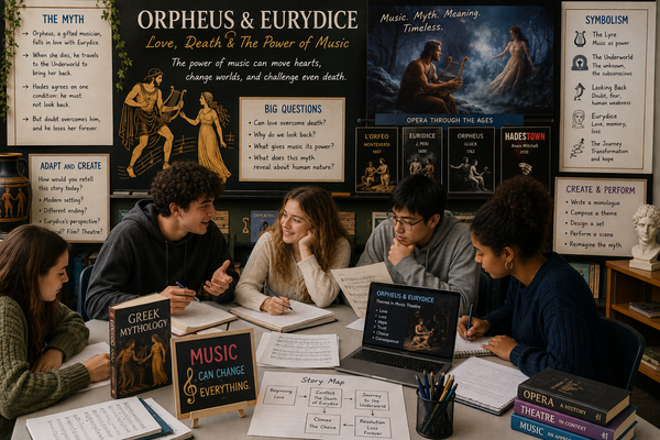 Teaching Orpheus and Eurydice: Love, Loss and the Power of Music in Music Theatre