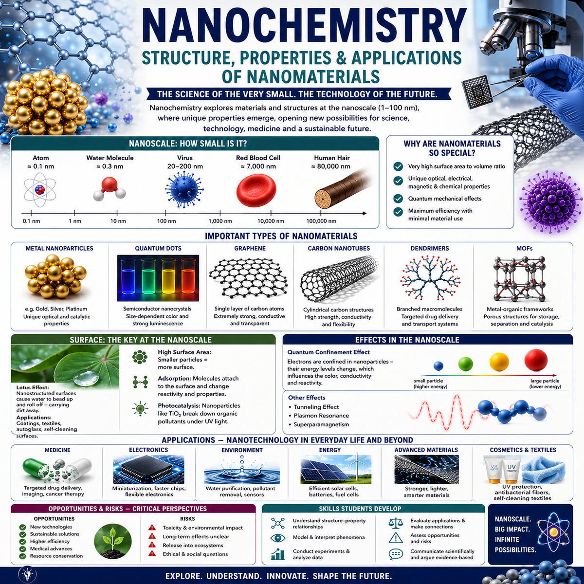 Nanochemistry – Nanomaterials, Surface Properties & Modern Applications