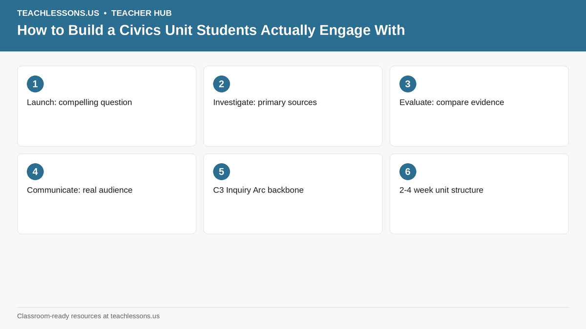 How to Build a Civics Unit Students Actually Engage With
