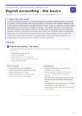 Payroll accounting – the basics