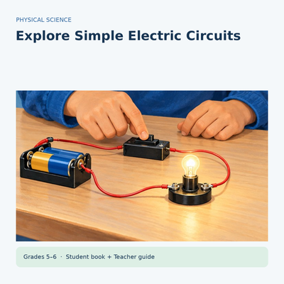 Explore Simple Electric Circuits | Bulbs, Conductors & Insulators, Switches, Series & Parallel | Science Unit | Grades 5–6