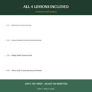 Course Launch & Financial Mindset Bundle: Complete 4-Lesson Unit