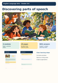 Language & EAL Bundle | 3 Complete Units: Parts of Speech, Simple Present & In the Town | Grades 3–6