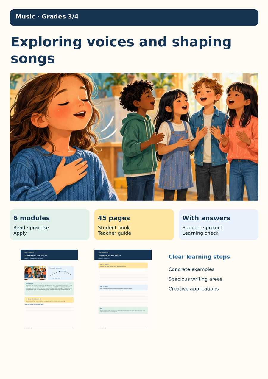 Music Activities (Grades 3–5)