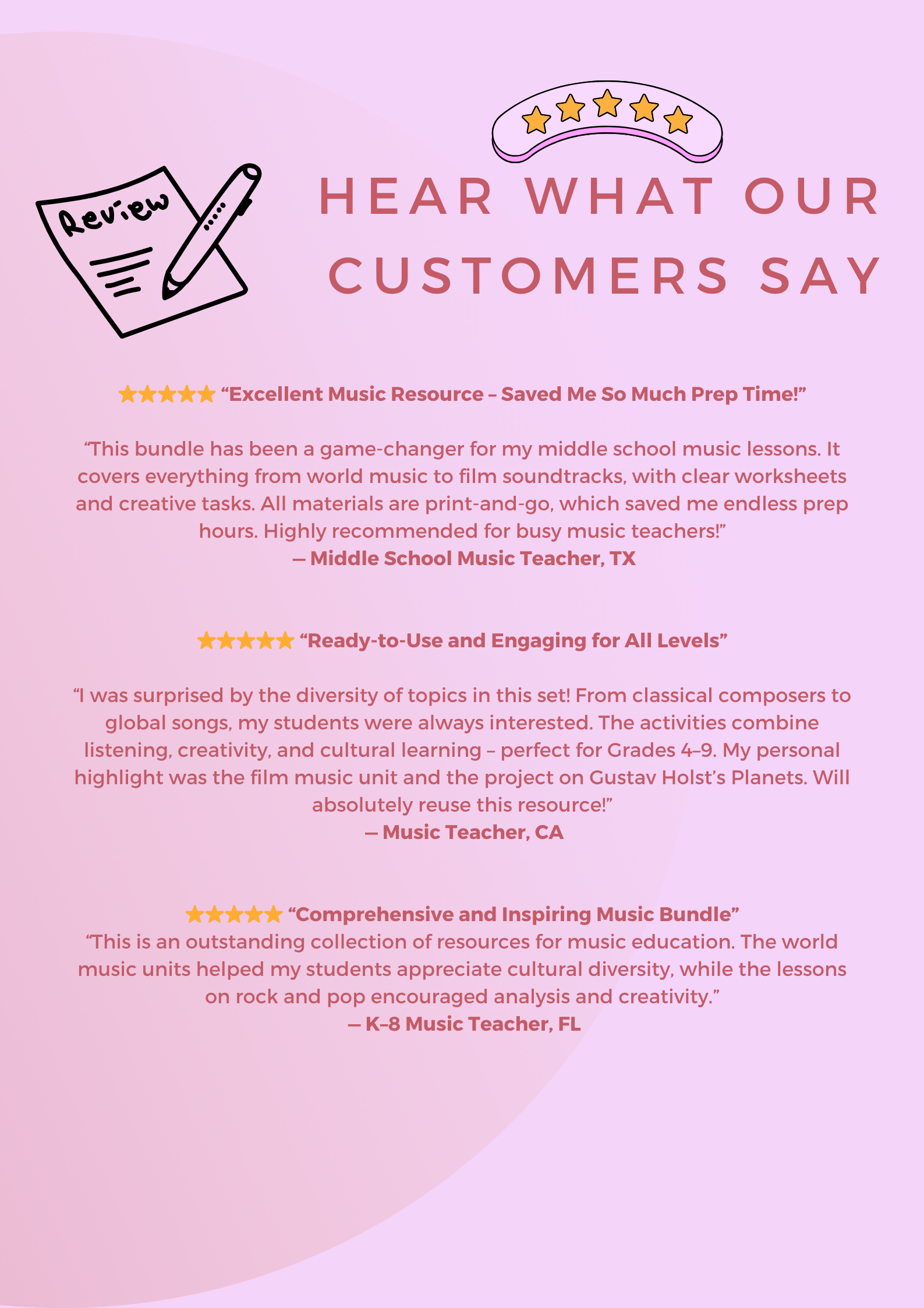 All-in-One Music Curriculum Bundle – World Music, Classical, Pop & Film | Grades 3–10