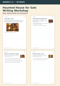 Haunted House for Sale! – Halloween writing unit for Grades 3–4, sample pages preview