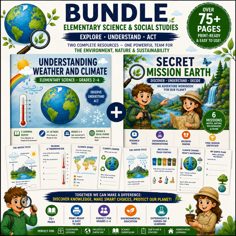Environment Science Bundle for Grades 2–4