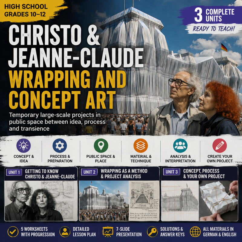 Christo and Jeanne-Claude – Wrapping and concept art