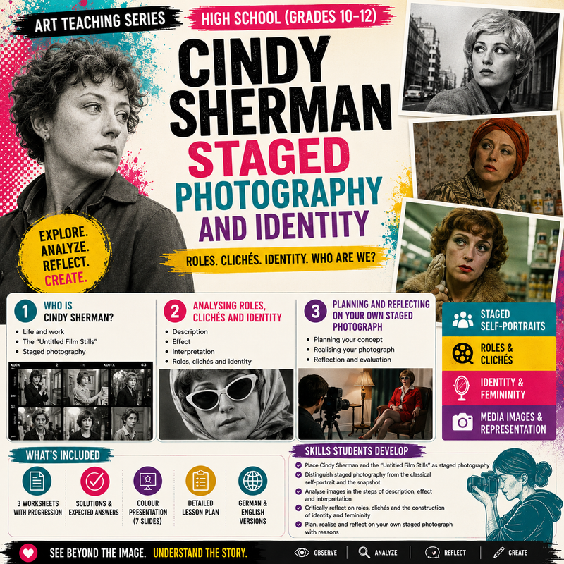 Cindy Sherman – Staged Photography and Identity