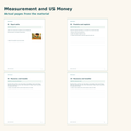 Measurement and US Money – preview of sample pages