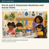 Classroom Routines and Social Skills | 20 Social Stories & Routine Cards | Pre-K–K