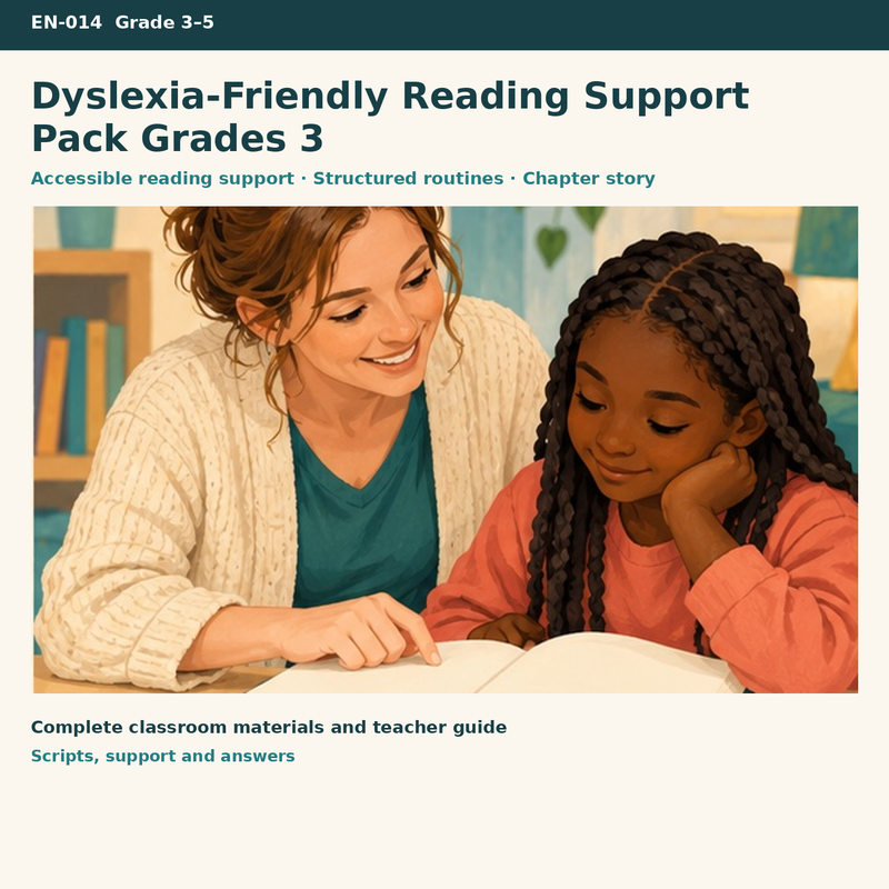 Dyslexia-Friendly Reading Support Pack – cover