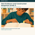 Text Evidence and Constructed Response | 20 Passages with Writing Plans | Grade 5