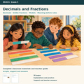 Decimals and Fractions | 12 Lessons, Case Cards & Application Studios | Grade 5
