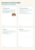 Executive Function Skills – preview pages