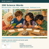 200 Science Words | 8 Lessons, 200 Vocabulary Cards & Sentence Frames | Grades 3–5