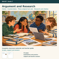 Argument and Research | 8 Lessons, 3 Text Sets & Citation | Grade 7