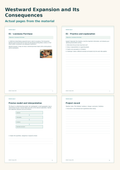 Westward Expansion and Its Consequences | 8 Lessons, Case Cards & a Project | Grade 8
