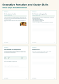 Executive Function and Study Skills | 8 Lessons, 4 Planning Tools & a Project | Grades 6–8
