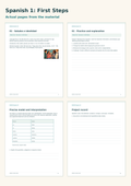 Spanish 1: First Steps | 8 Topics, 4 Unit Checks & 4 Speaking Studios | Grades 6–8