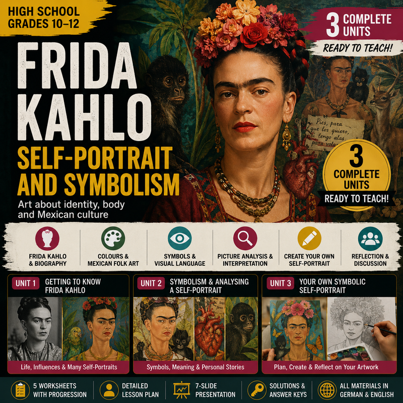 Frida Kahlo – Self-Portrait and Symbolism