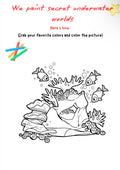 Secret Underwater World – Art & Writing Project for Grades K–4