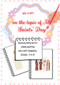 All Saints’ Day Craft – SEL and Art Worksheet for Elementary Grades