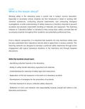 Laboratory Safety – Science Classroom Rules, Hazards & Emergency Procedures | Safety Workbook | GRADE 5–9