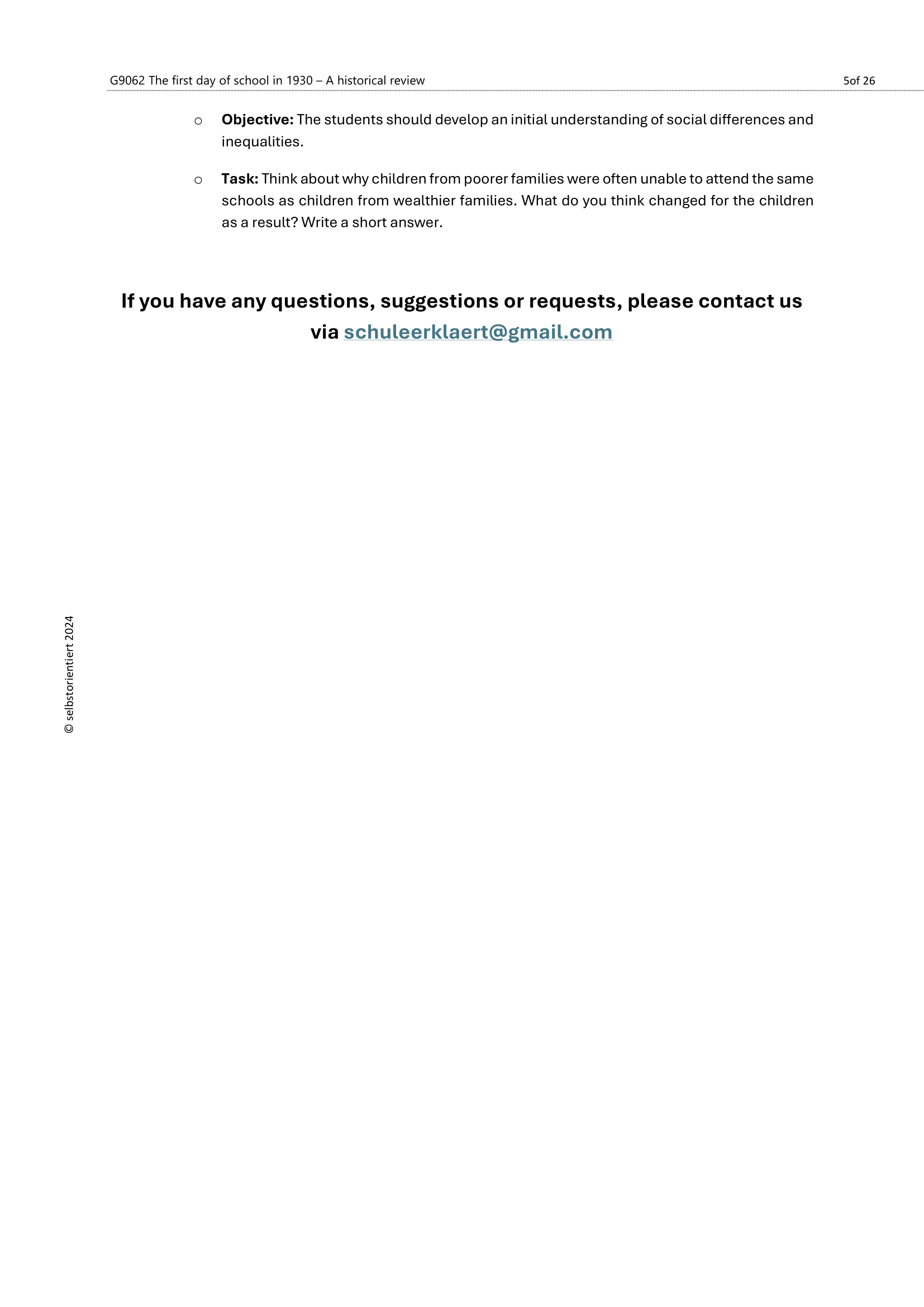 Weimar Republic era in Germany - History in Elementary School Workbook